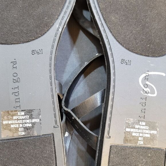 BRAND NEW INDIGO RD. POBART MULTI-STRAPS EMBELLISHED SANDALS - Picture 13 of 14